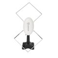 Antop Antop AT-408B Piano White Butterfly Amplified Indoor & Outdoor HDTV Antenna; 40 Mile Range - 4K UHD Ready AT-408B